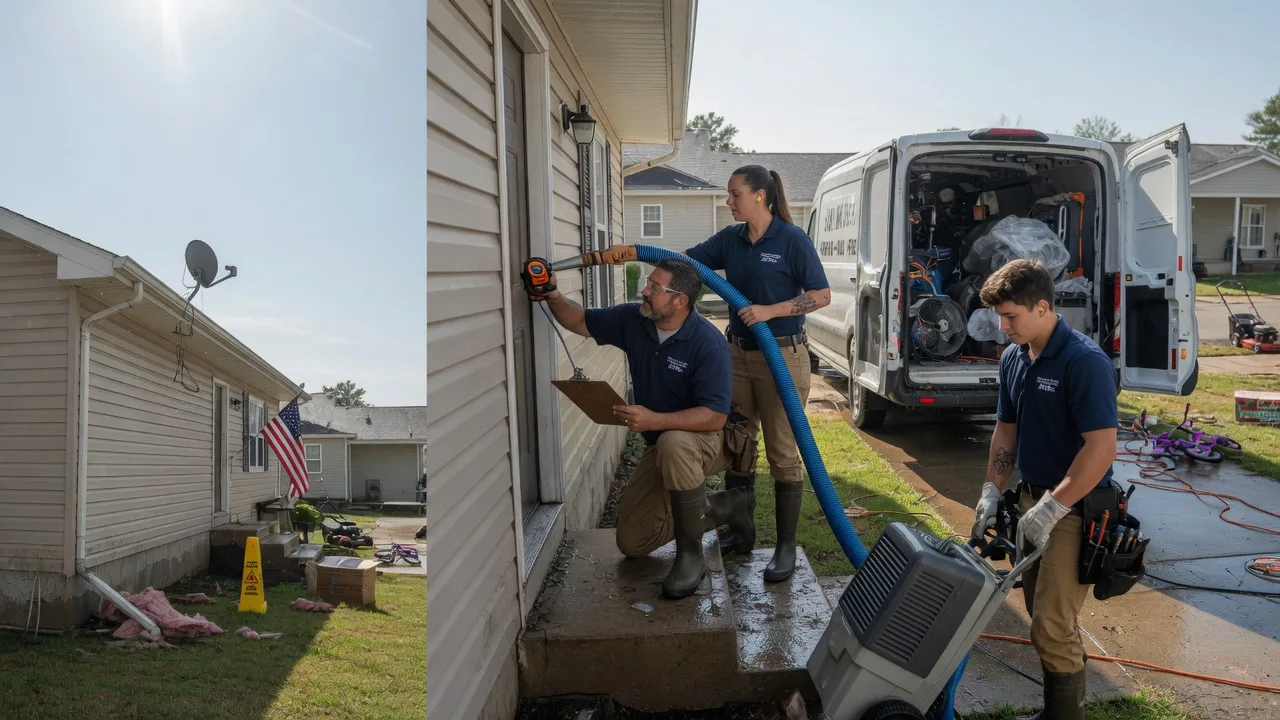 Ceiling Water Damage Restoration in Walker, MO near me